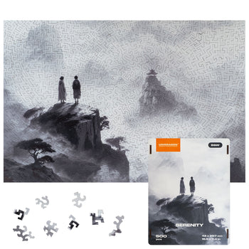 Black and White Serenity Puzzle