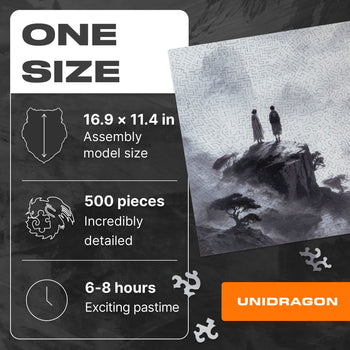 Black and White Serenity Puzzle