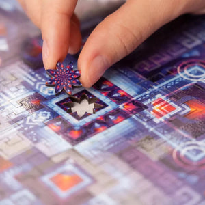 Neon Geometry Jigsaw Puzzle