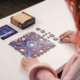 Neon Geometry Jigsaw Puzzle