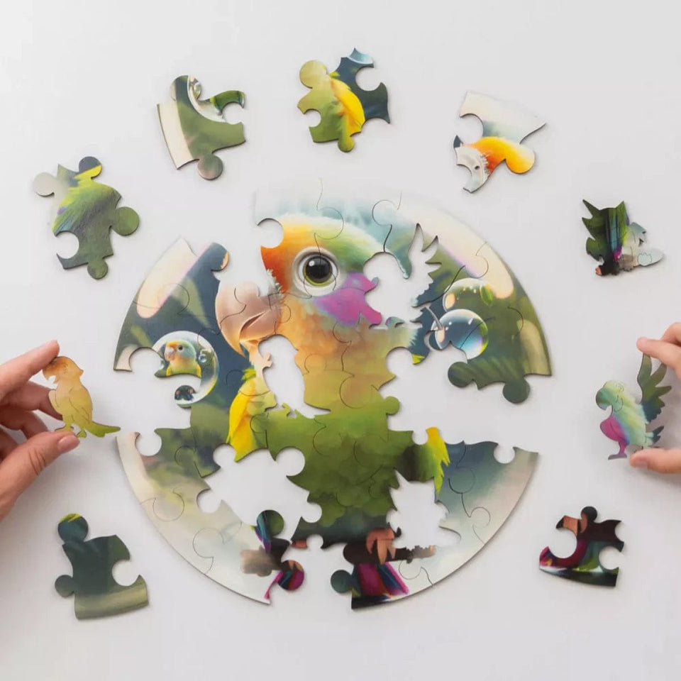 Parrot Bubblezz Jigsaw Puzzle
