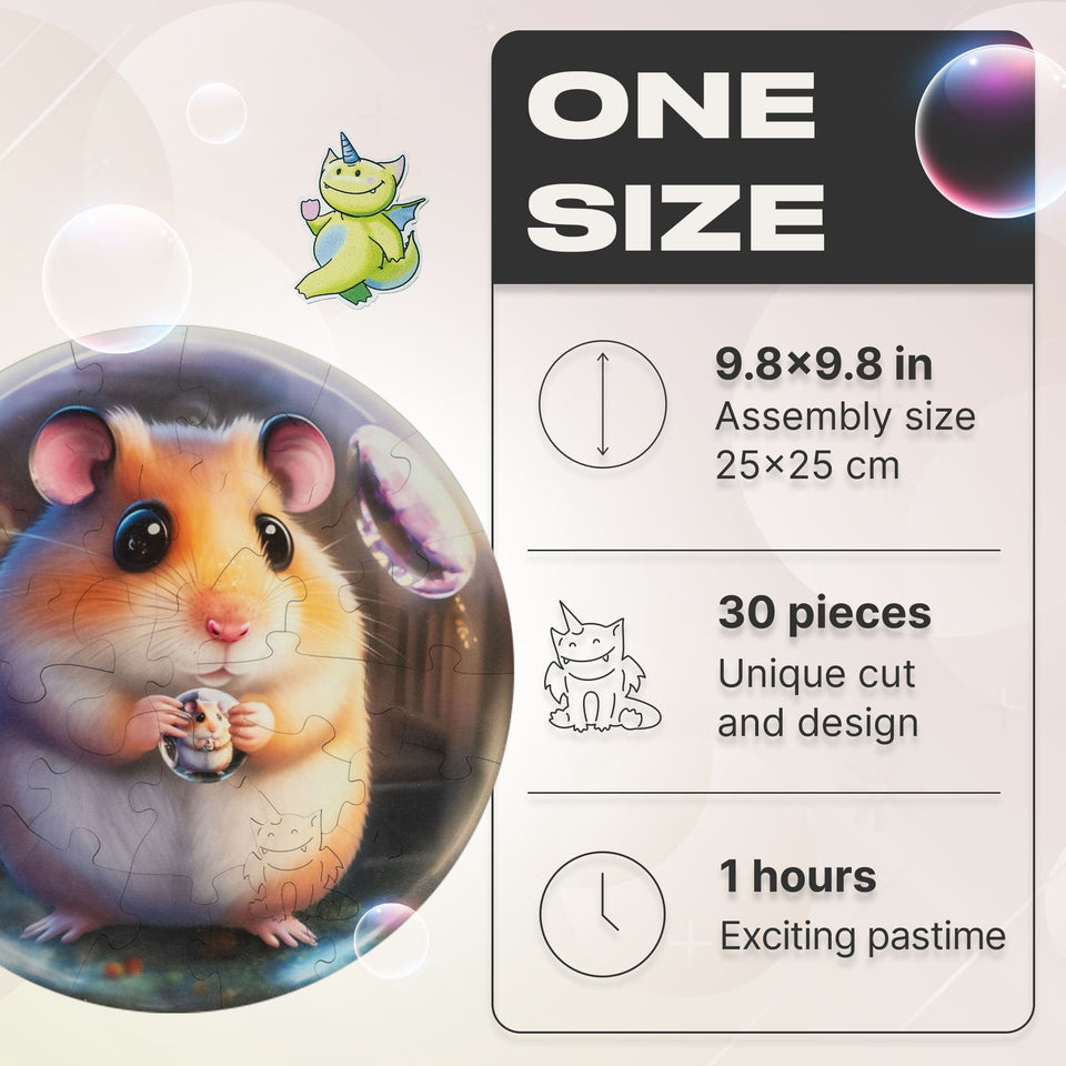 Hamster Bubblezz Jigsaw Puzzle