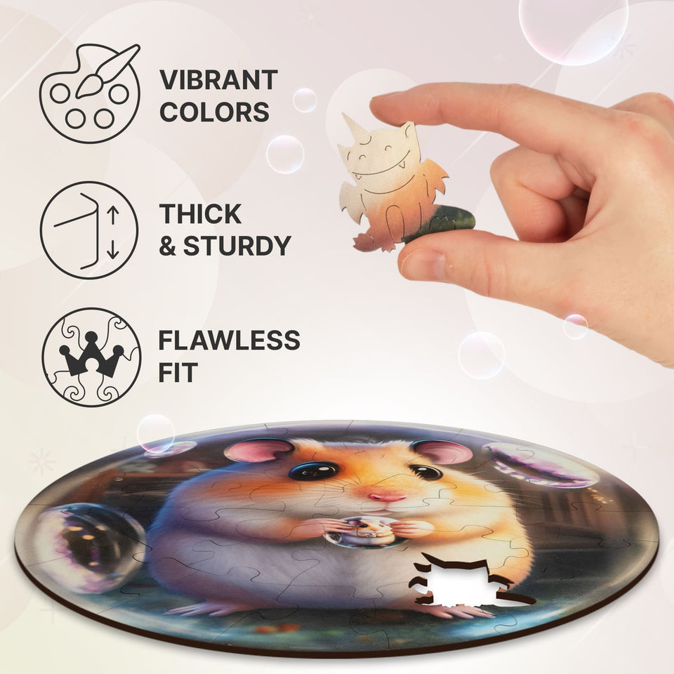 Hamster Bubblezz Jigsaw Puzzle