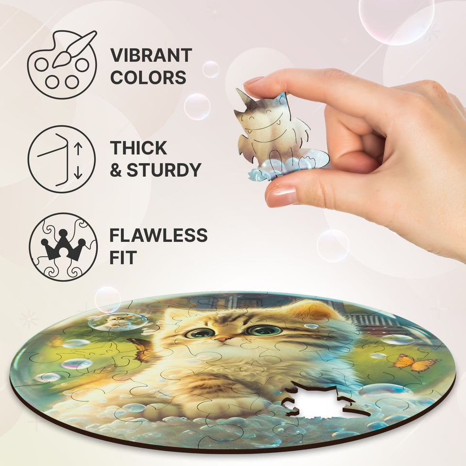 Kitty Bubblezz Jigsaw Puzzle