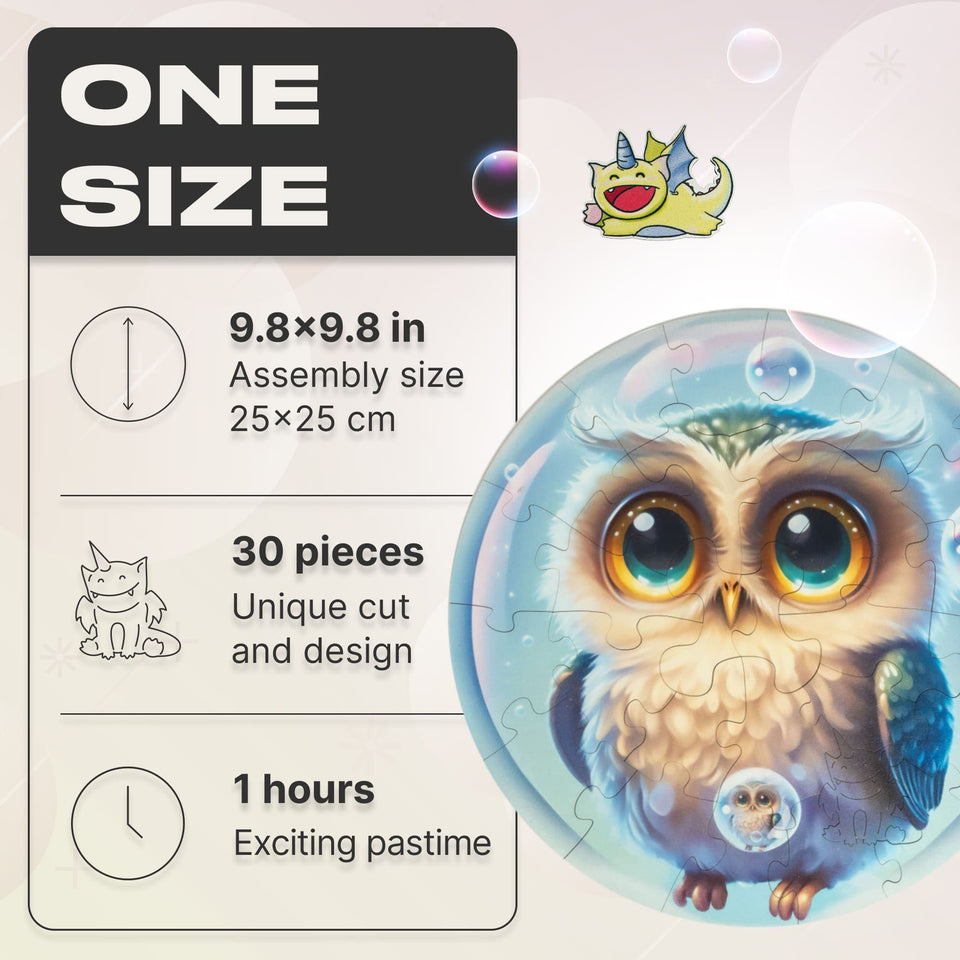 Owl Bubblezz Jigsaw Puzzle