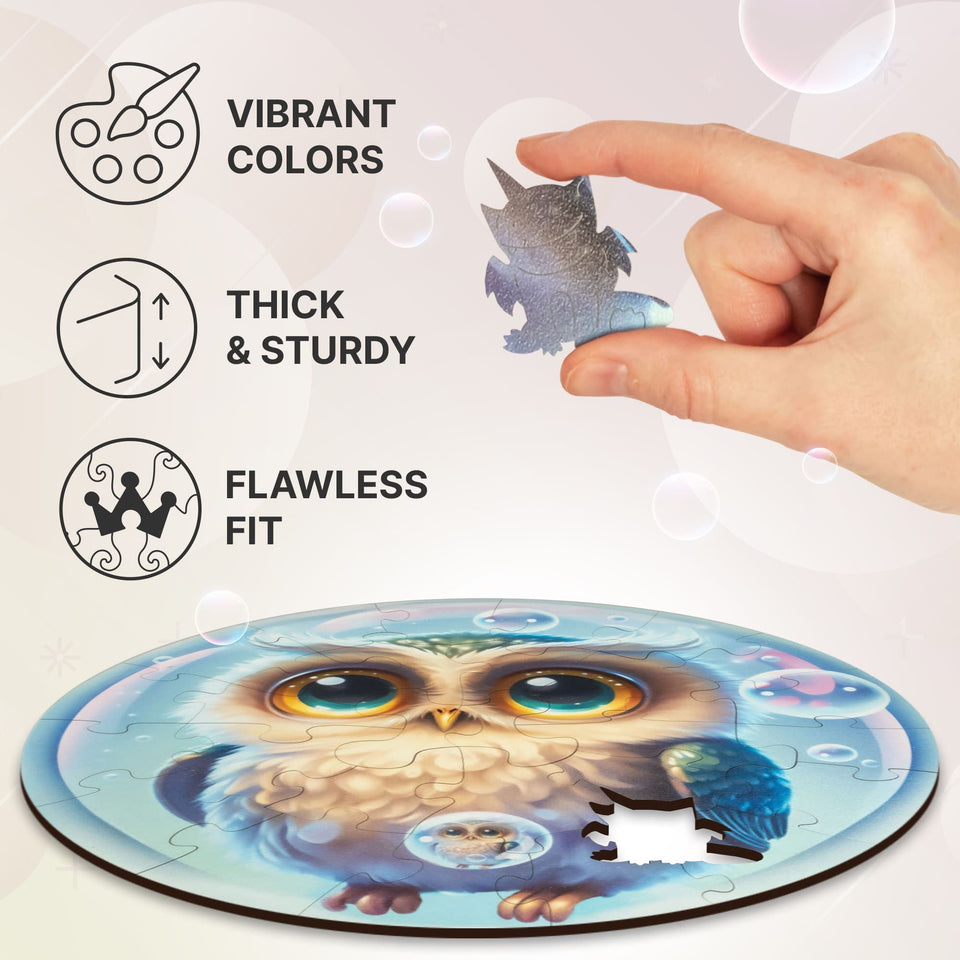 Owl Bubblezz Jigsaw Puzzle