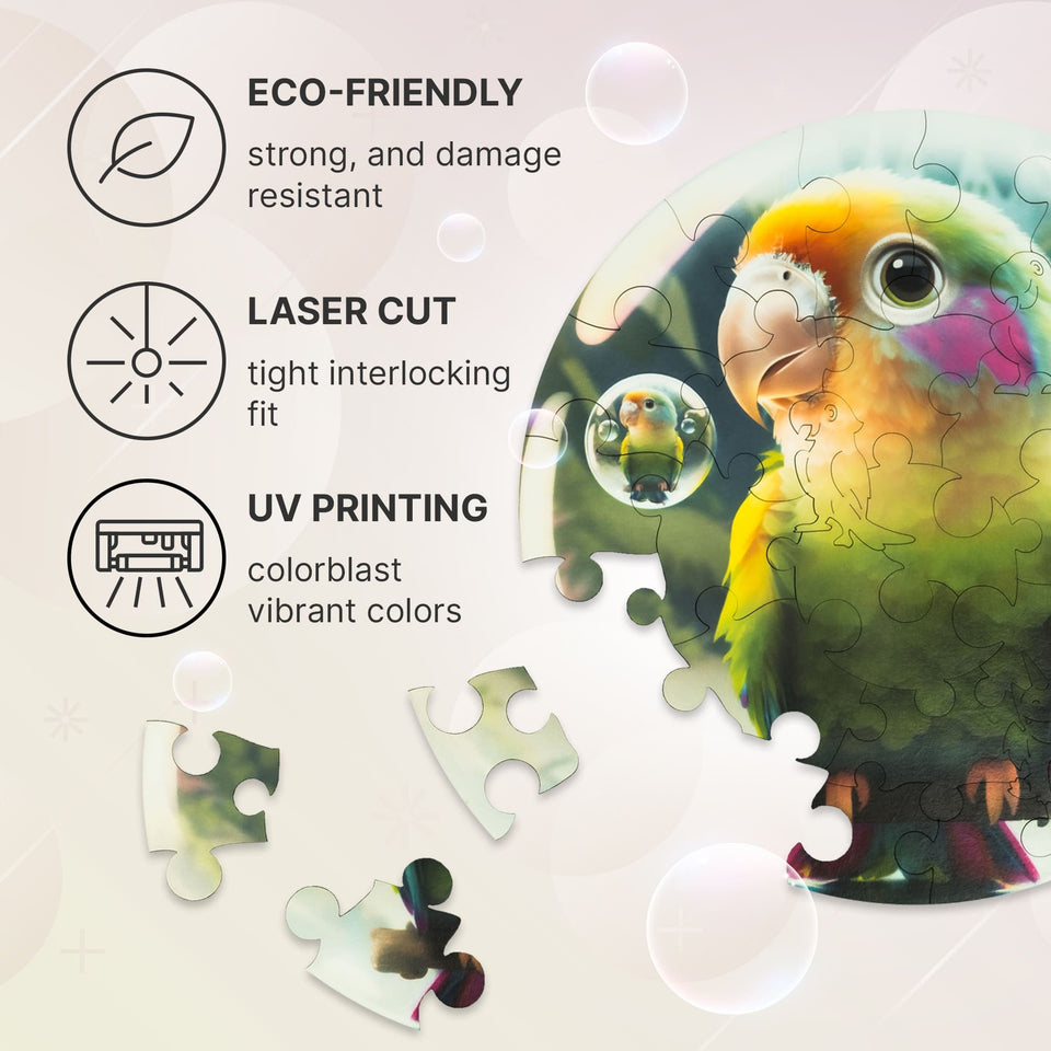 Parrot Bubblezz Jigsaw Puzzle