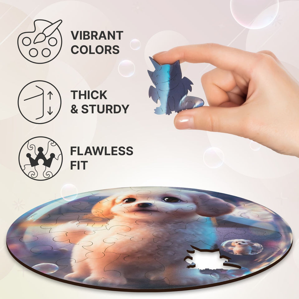 Puppy Bubblezz Jigsaw Puzzle