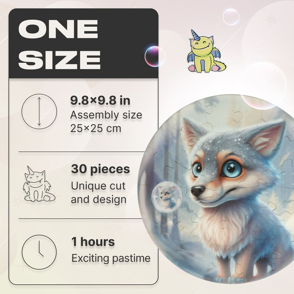 Wolf Bubblezz Jigsaw Puzzle