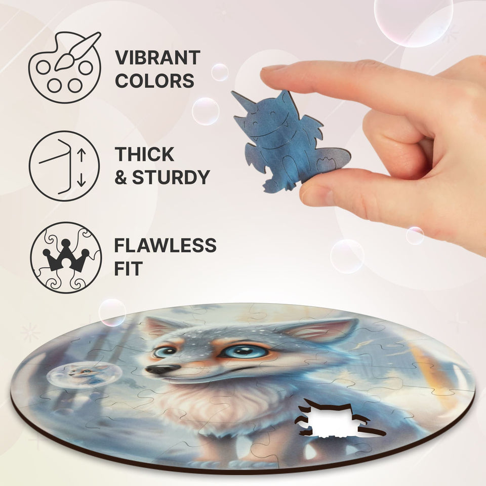 Wolf Bubblezz Jigsaw Puzzle