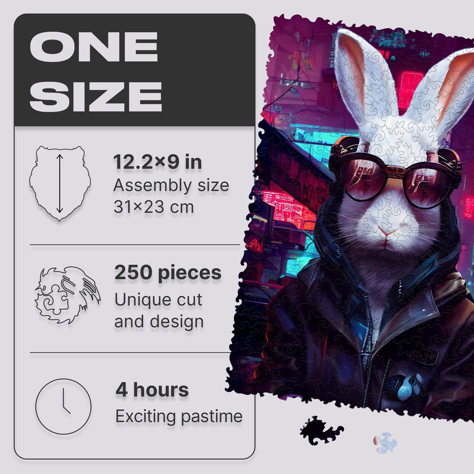 Cyber Rabbit Jigsaw Puzzle