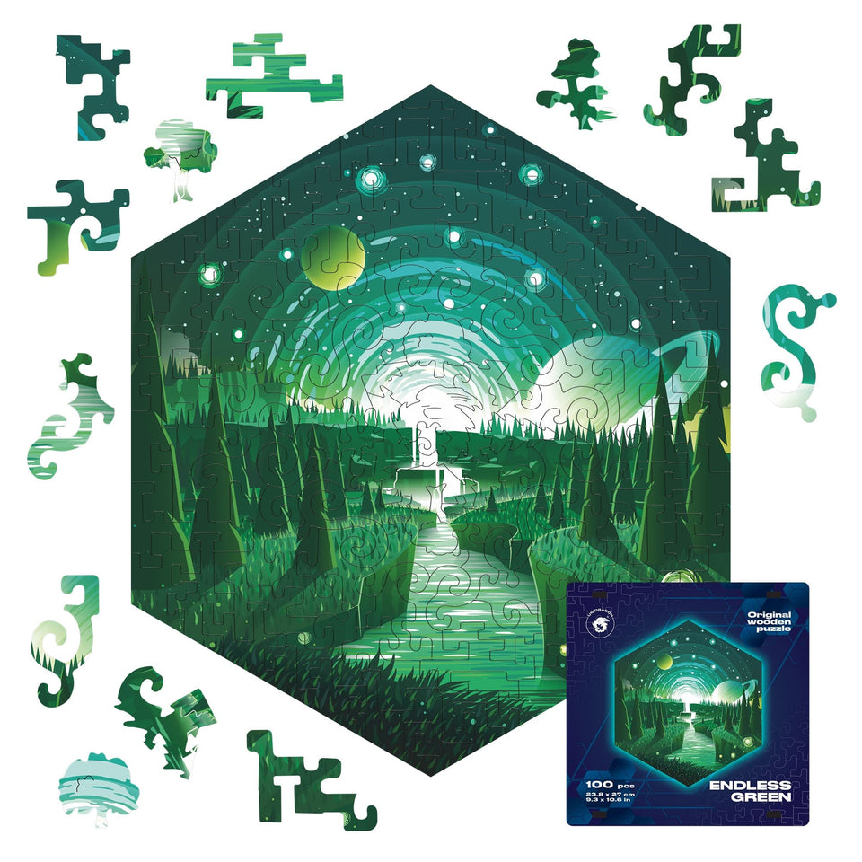 Endless Green Jigsaw Puzzle