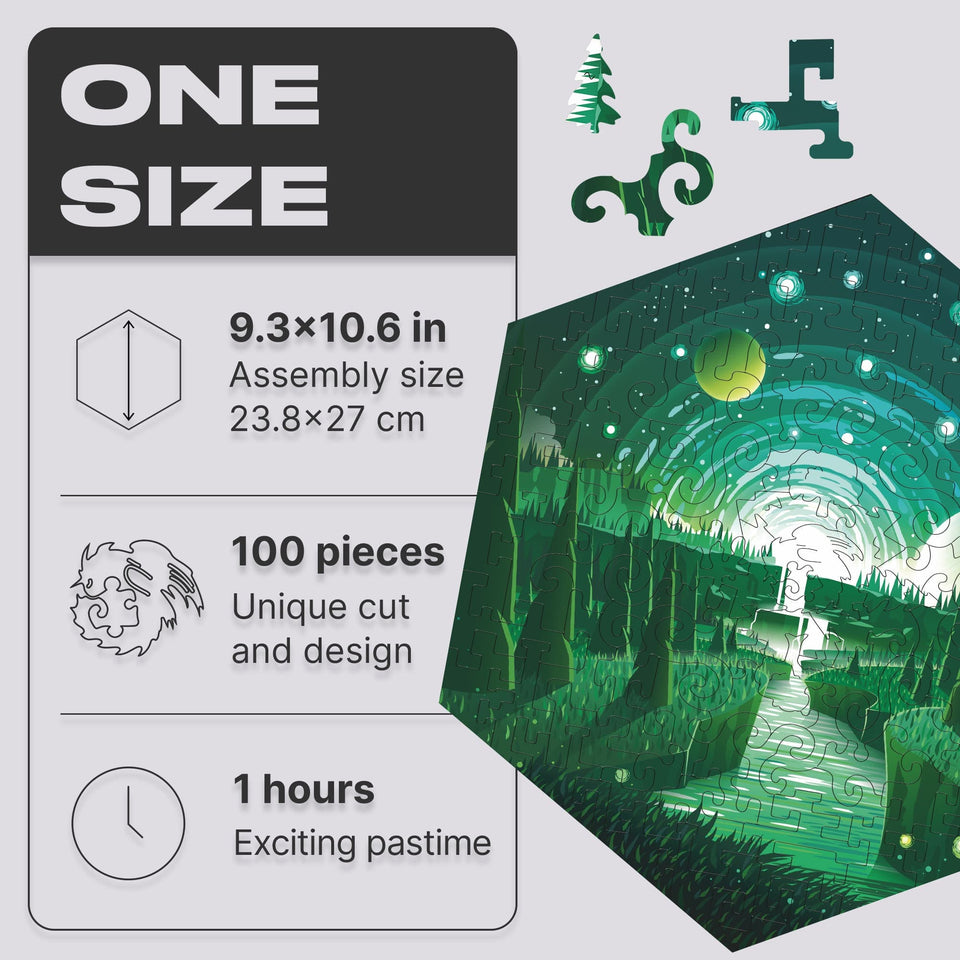 Endless Green Jigsaw Puzzle