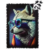 Raccoon Bandit Jigsaw Puzzle