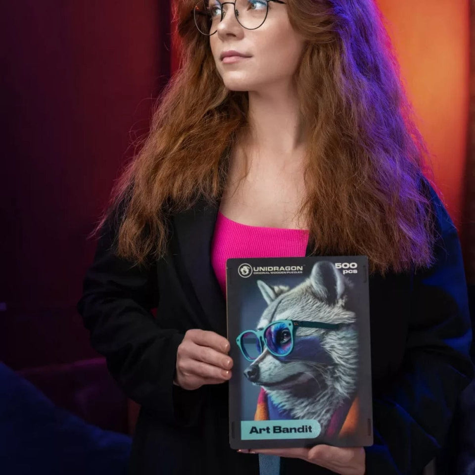 Raccoon Bandit Jigsaw Puzzle