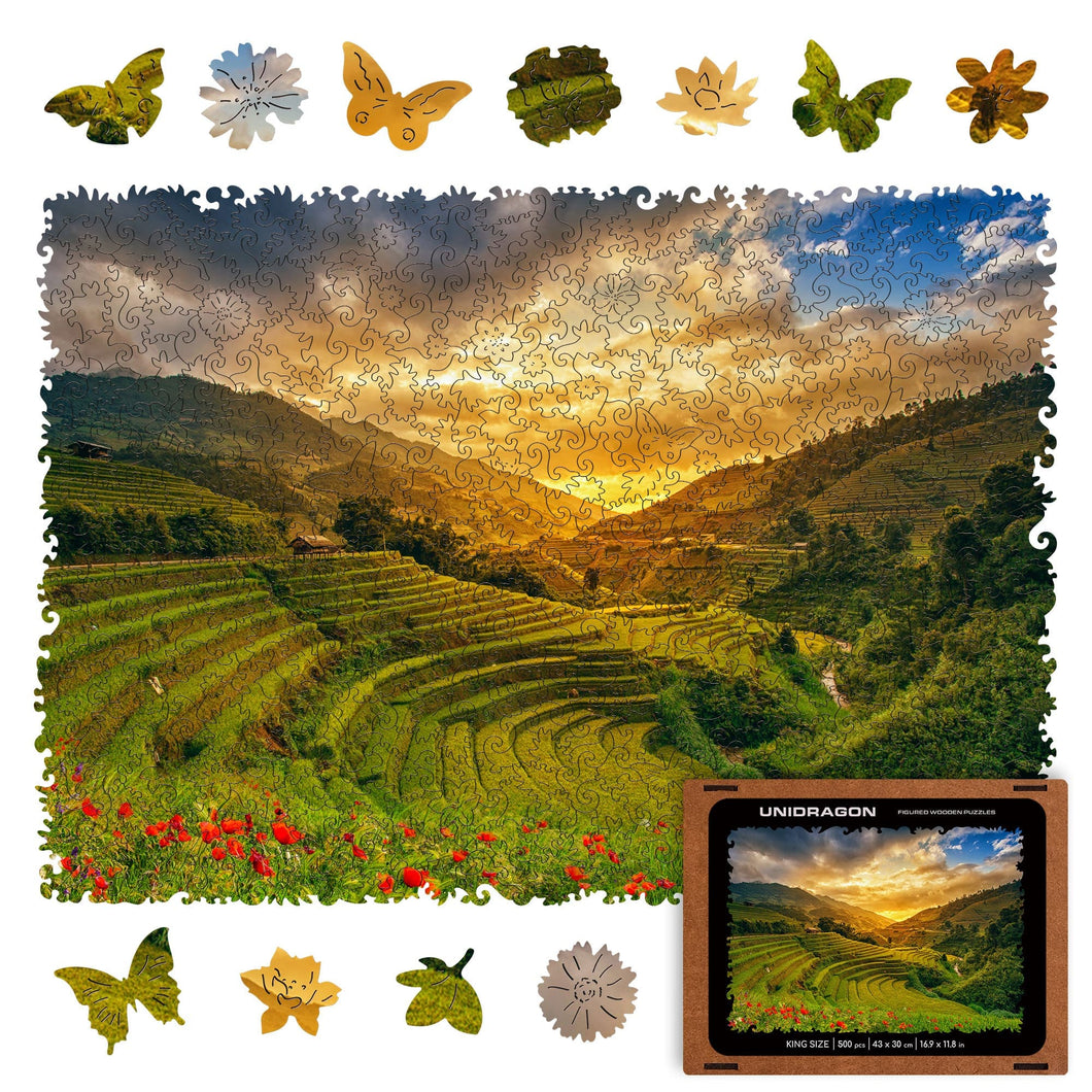 Rice Fields Jigsaw puzzle