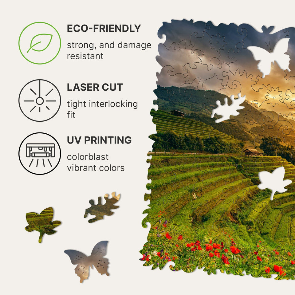 Rice Fields Jigsaw puzzle