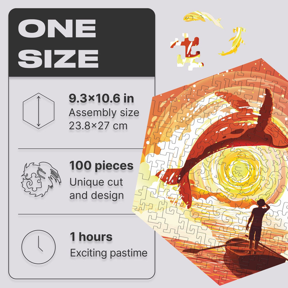 Solar Whale Jigsaw Puzzle