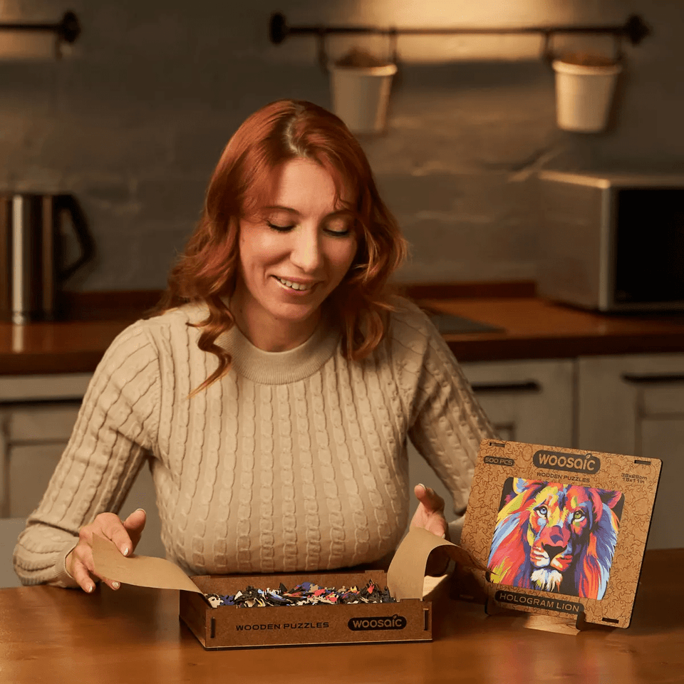 Hologram Lion Jigsaw Puzzle