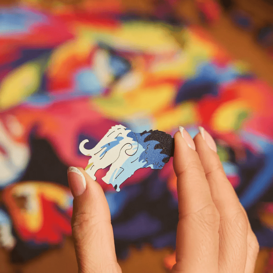 Hologram Lion Jigsaw Puzzle