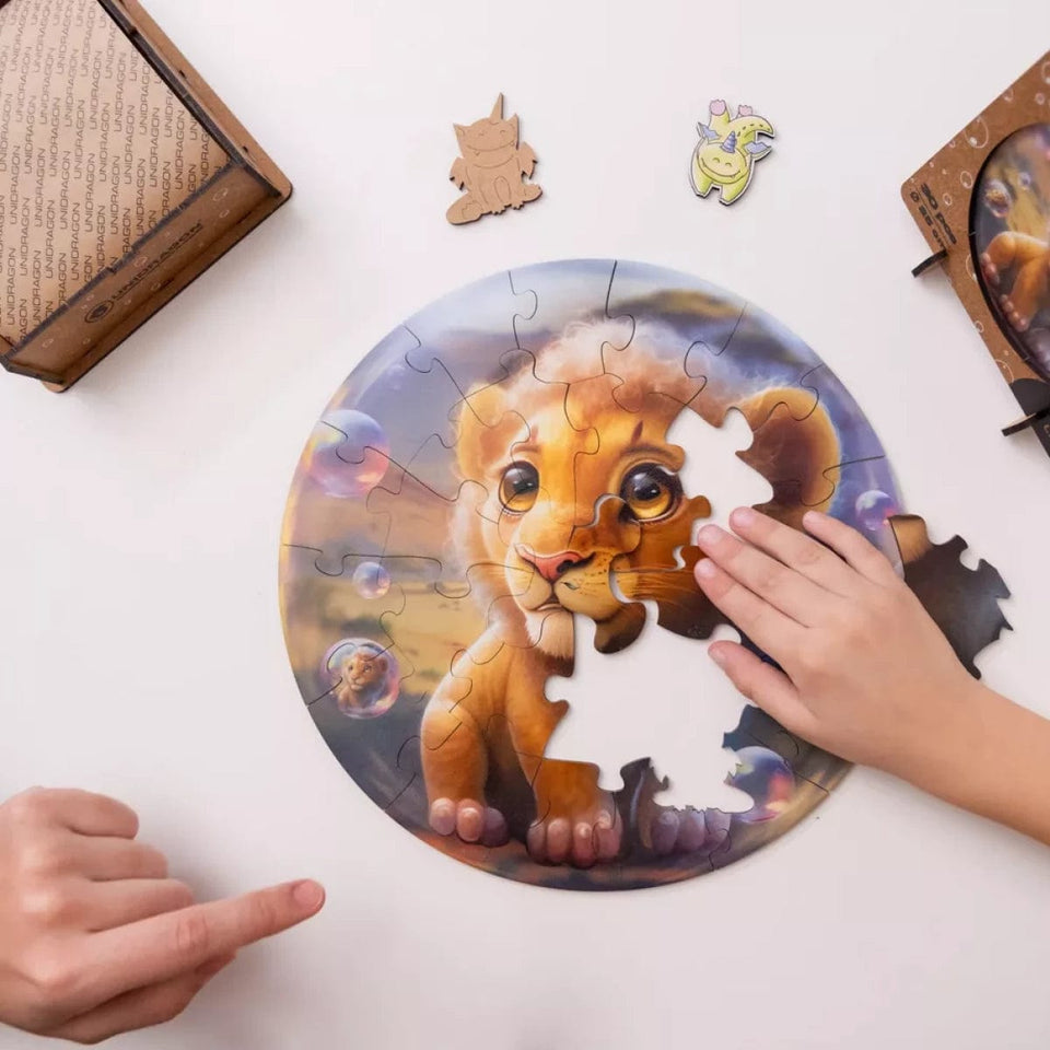 Lion Bubblezz Jigsaw Puzzle