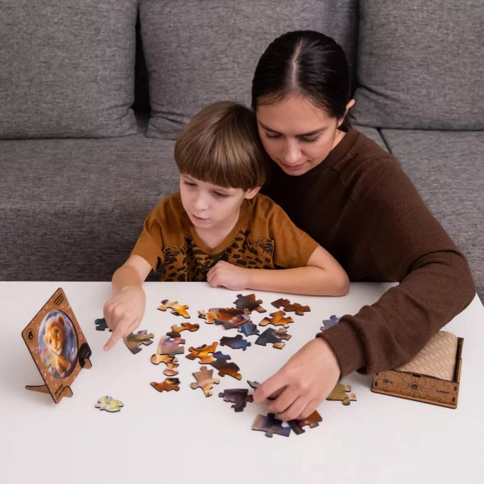 Lion Bubblezz Jigsaw Puzzle