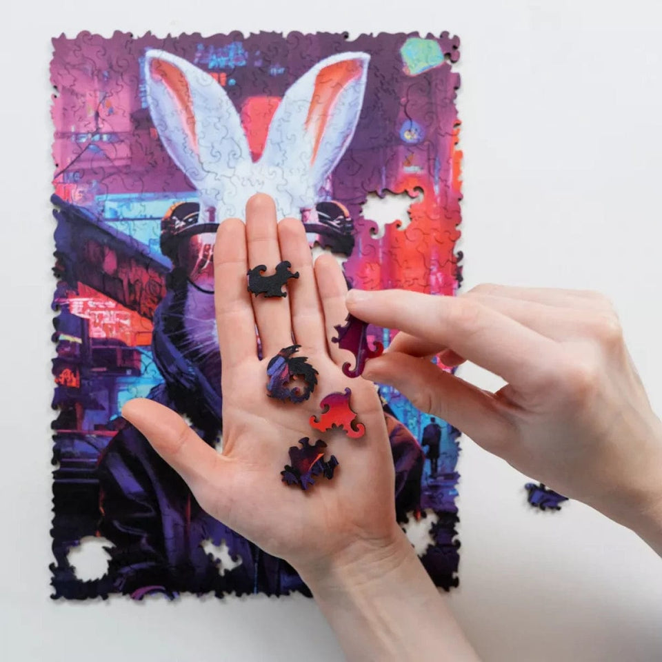 Cyber Rabbit Jigsaw Puzzle