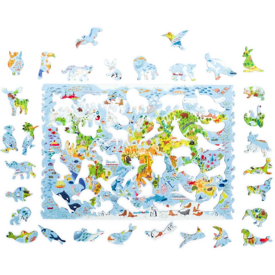 World Map Jigsaw Puzzle