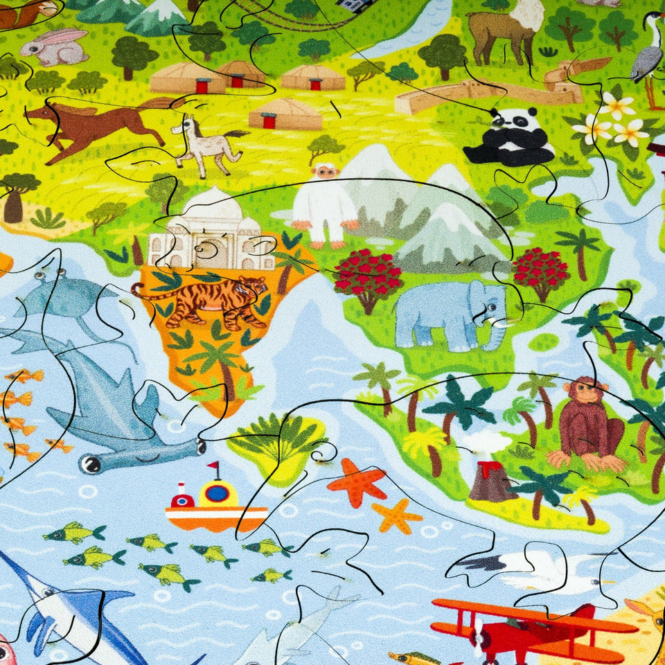 World Map Jigsaw Puzzle