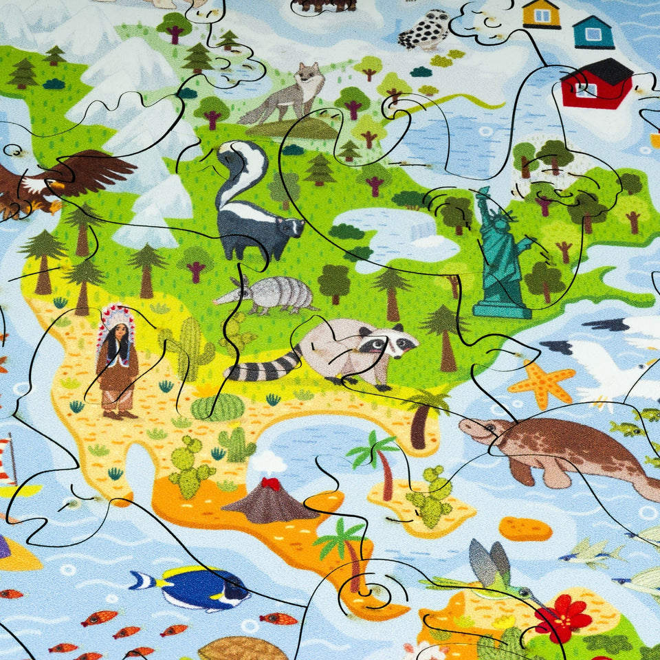 World Map Jigsaw Puzzle