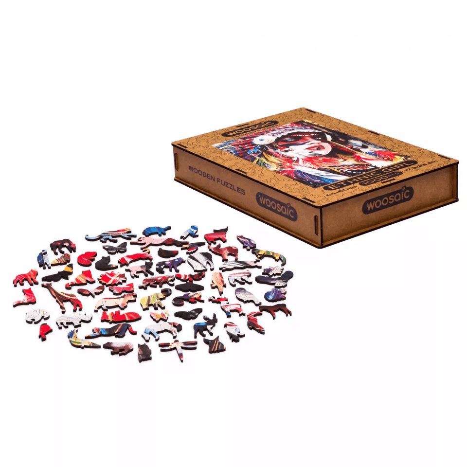 Ethnic Girl Jigsaw Puzzle