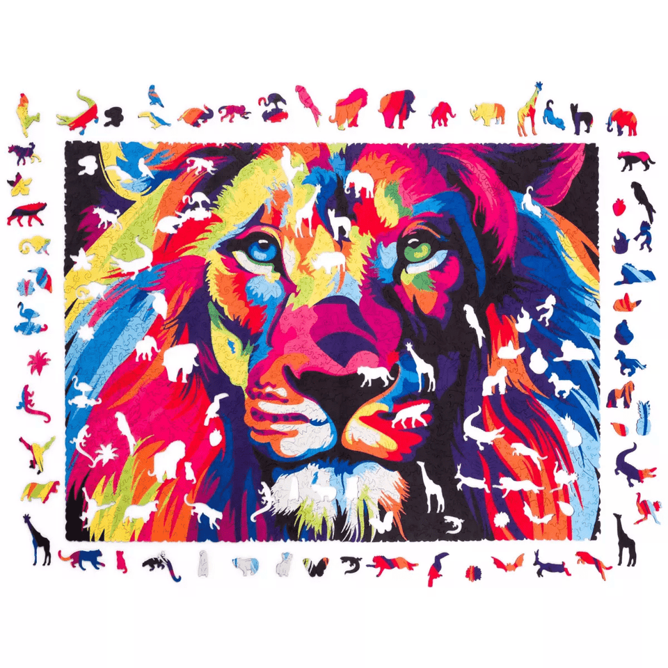 Hologram Lion Jigsaw Puzzle